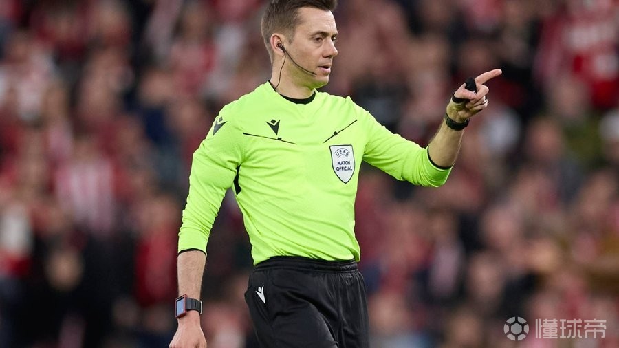 官方：法国名哨蒂尔潘将执法马竞vs布鲁日次回合