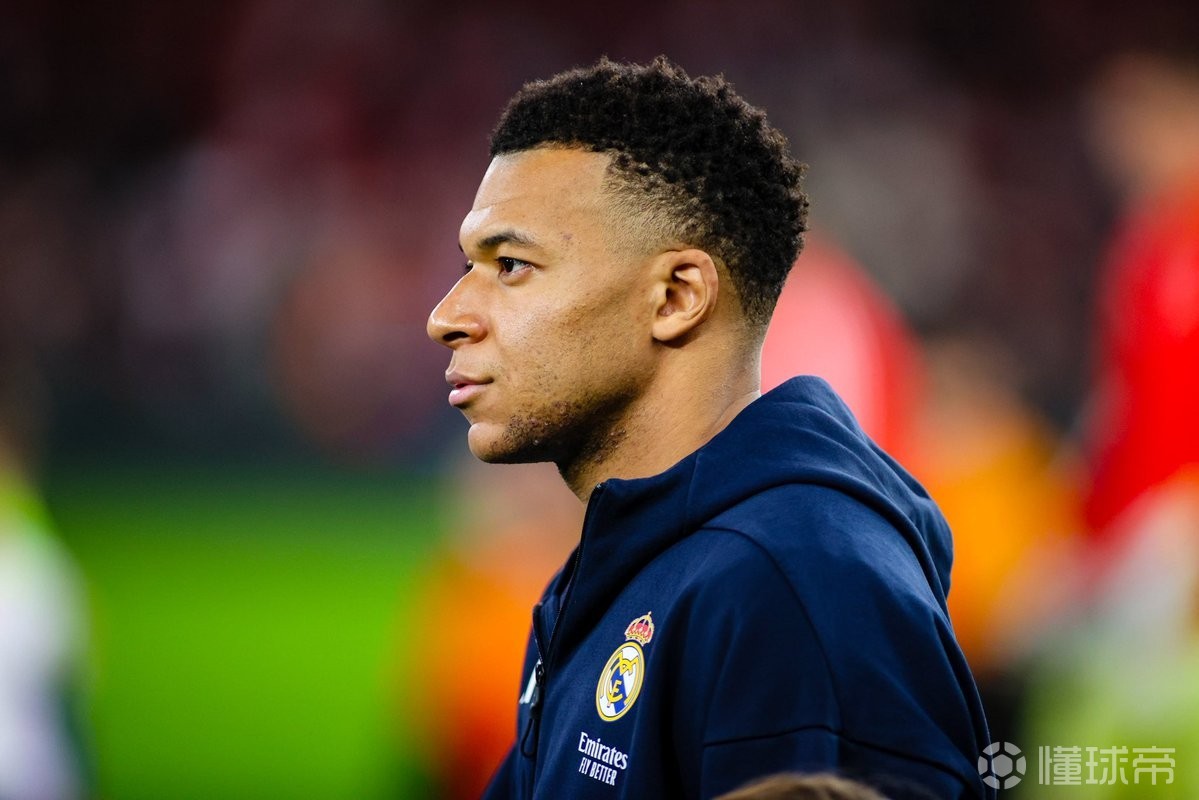 近5次姆巴佩没有首发或缺席的欧冠比赛，所在球队全部告负