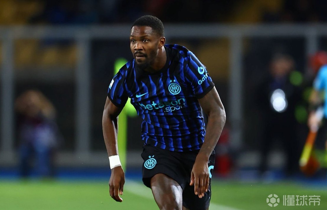 128场，图拉姆代表国米出场数超德约卡夫队史法国球员第二