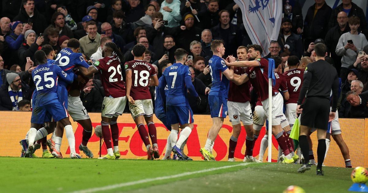 英足总：切尔西vs西汉姆一役爆发大规模冲突，两队均被罚款