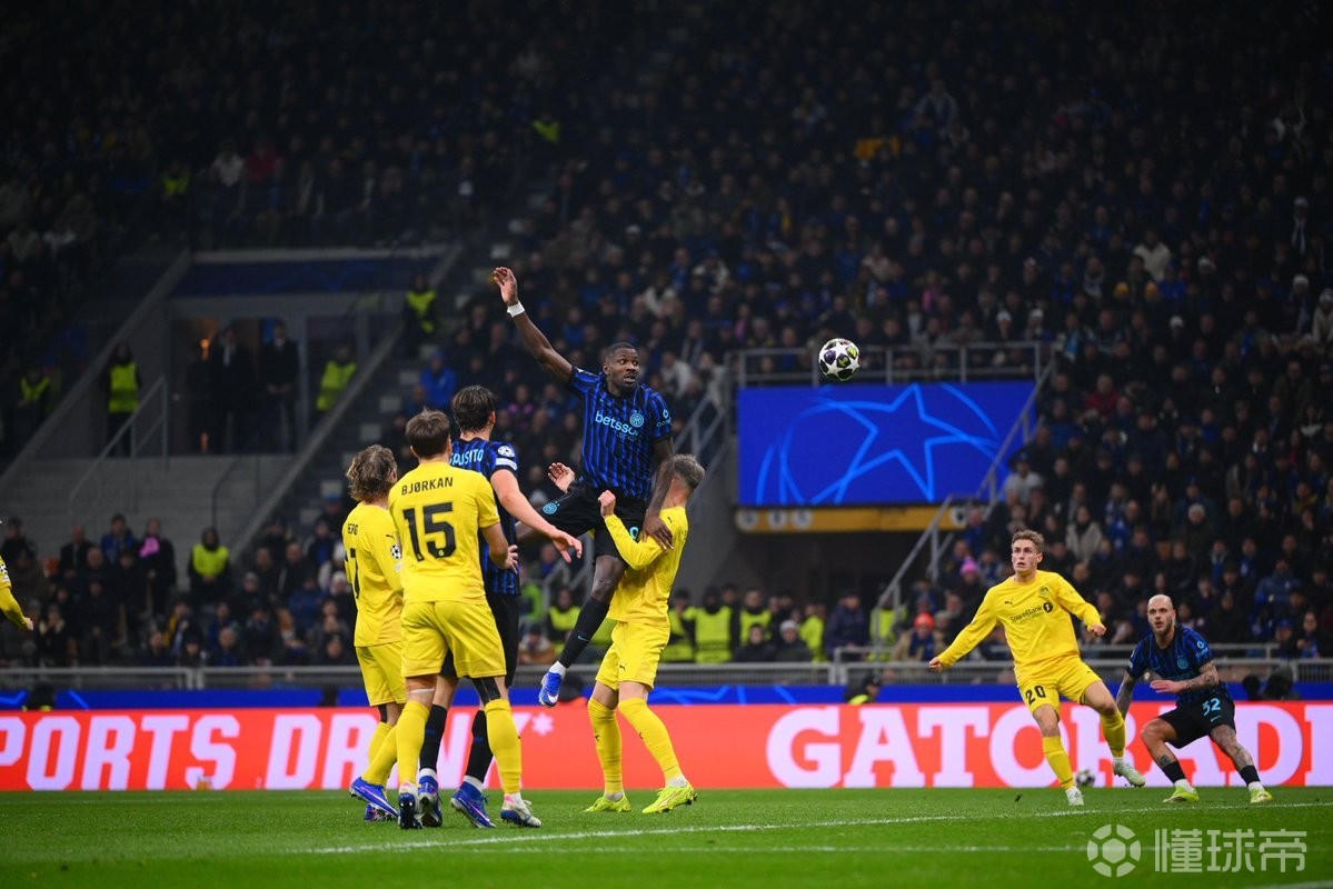  国米近4年首次欧冠淘汰赛主场输球，近5个赛季首次无缘16强