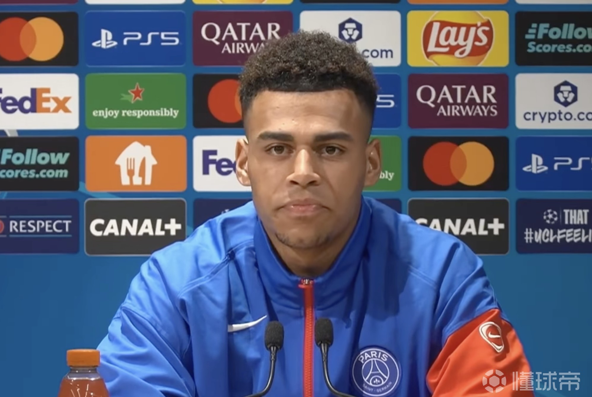  杜埃：没觉得登贝莱的话是针对我，输球后有些情绪是正常的