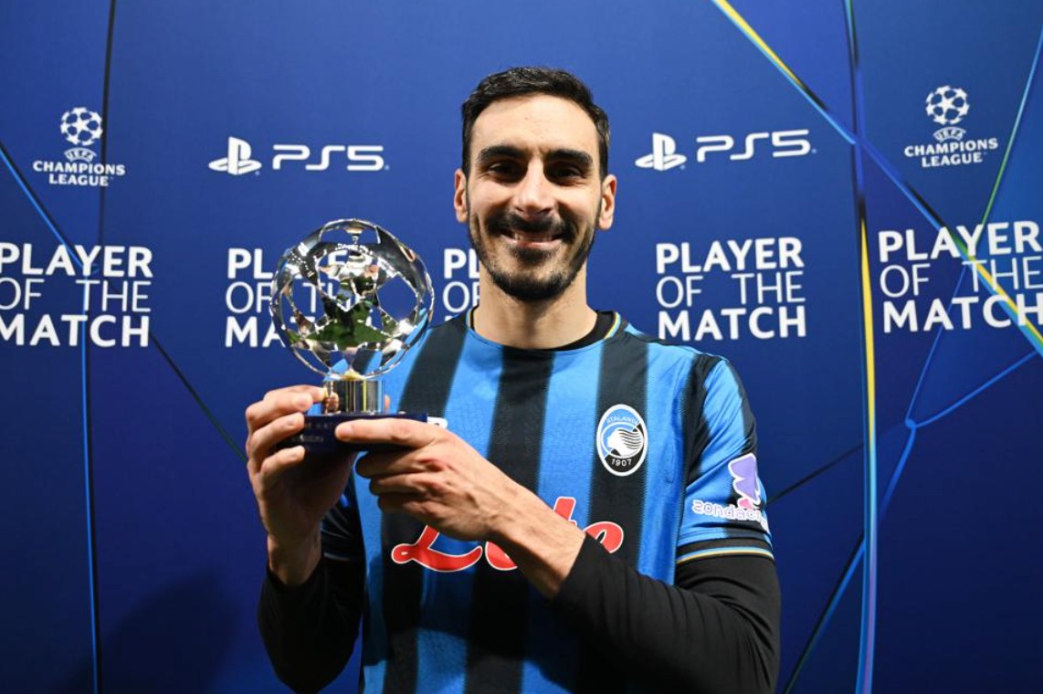 进球助亚特兰大4-3逆转多特晋级，扎帕科斯塔当选全场最佳