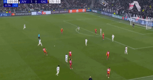 第105+1分钟，奥斯梅恩禁区低射破门，尤文1-3加拉塔萨雷