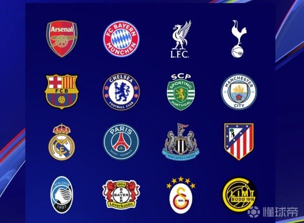 GOAL评欧冠16强实力：阿森纳榜首拜仁第二，马竞第七皇马第九