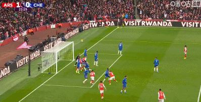 阿森纳2-1切尔西，萨利巴、廷贝尔破门，内托染红