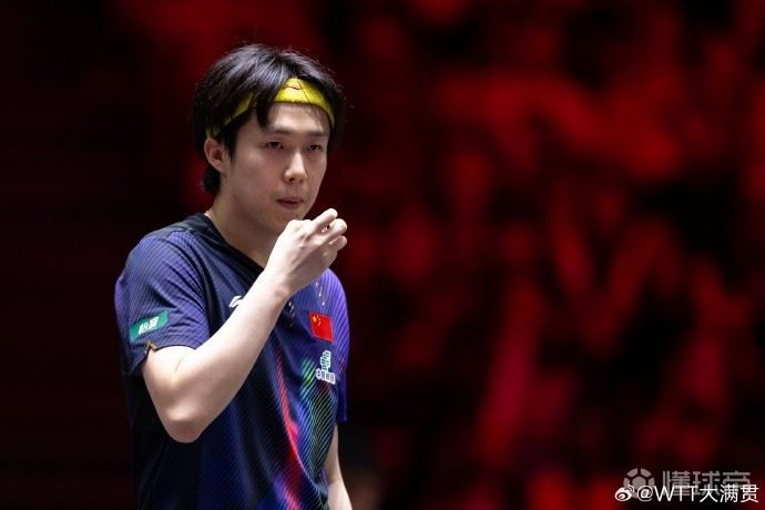 王楚钦4-1战胜F-勒布伦，晋级新加坡大满贯决赛将战林昀儒