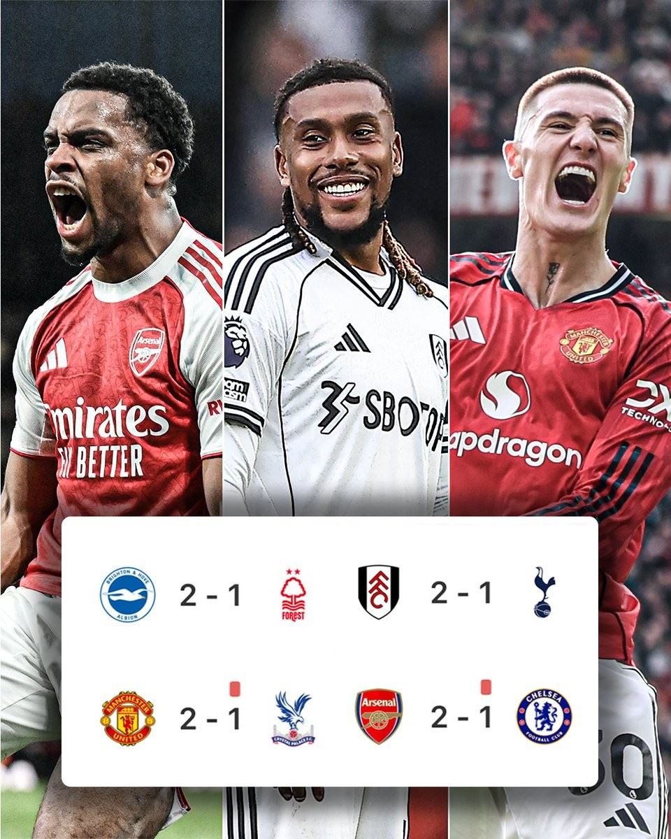 同一天至少4场比赛且全部比分相同，为英格兰顶级联赛第一次