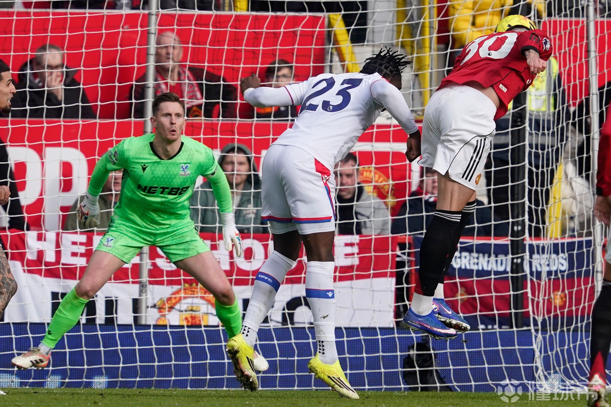 懂球帝X咪咕英超第28轮最佳进球：炮弹头球，谢什科攻克水晶宫