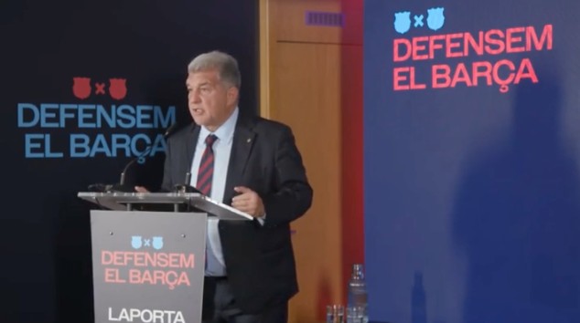 拉波尔塔：巴萨唯一的风险就是丰特，他必须向所有巴萨人道歉