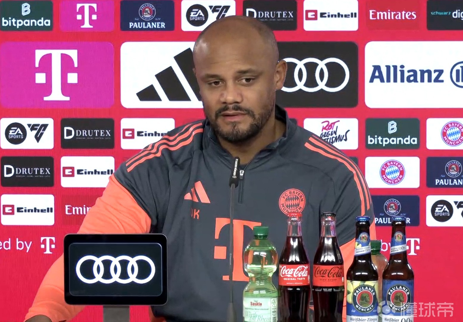  孔帕尼：客战药厂凯恩可能出场，诺伊尔可能国际比赛日后复出