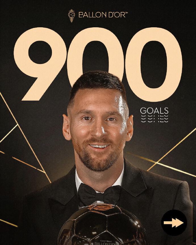 梅西900球里程碑！媒体排队祝贺，南美足联法甲盛赞：GOAT