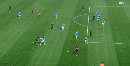 夏洛特0-0迈阿密国际，梅西缺阵，马斯切拉诺染红