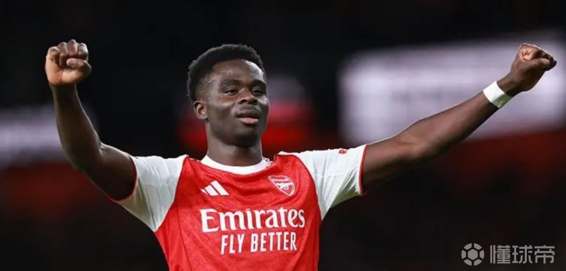 场均造一球，萨卡欧冠主场12场斩8球5助攻