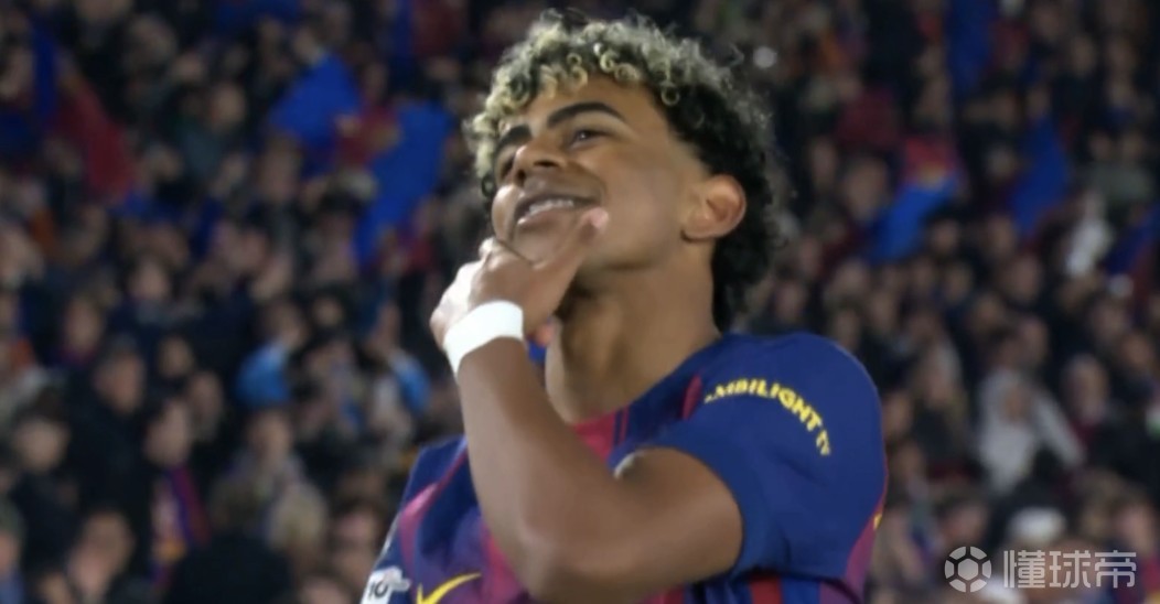 超越姆巴佩，亚马尔成为欧冠历史进球上双最年轻的球员