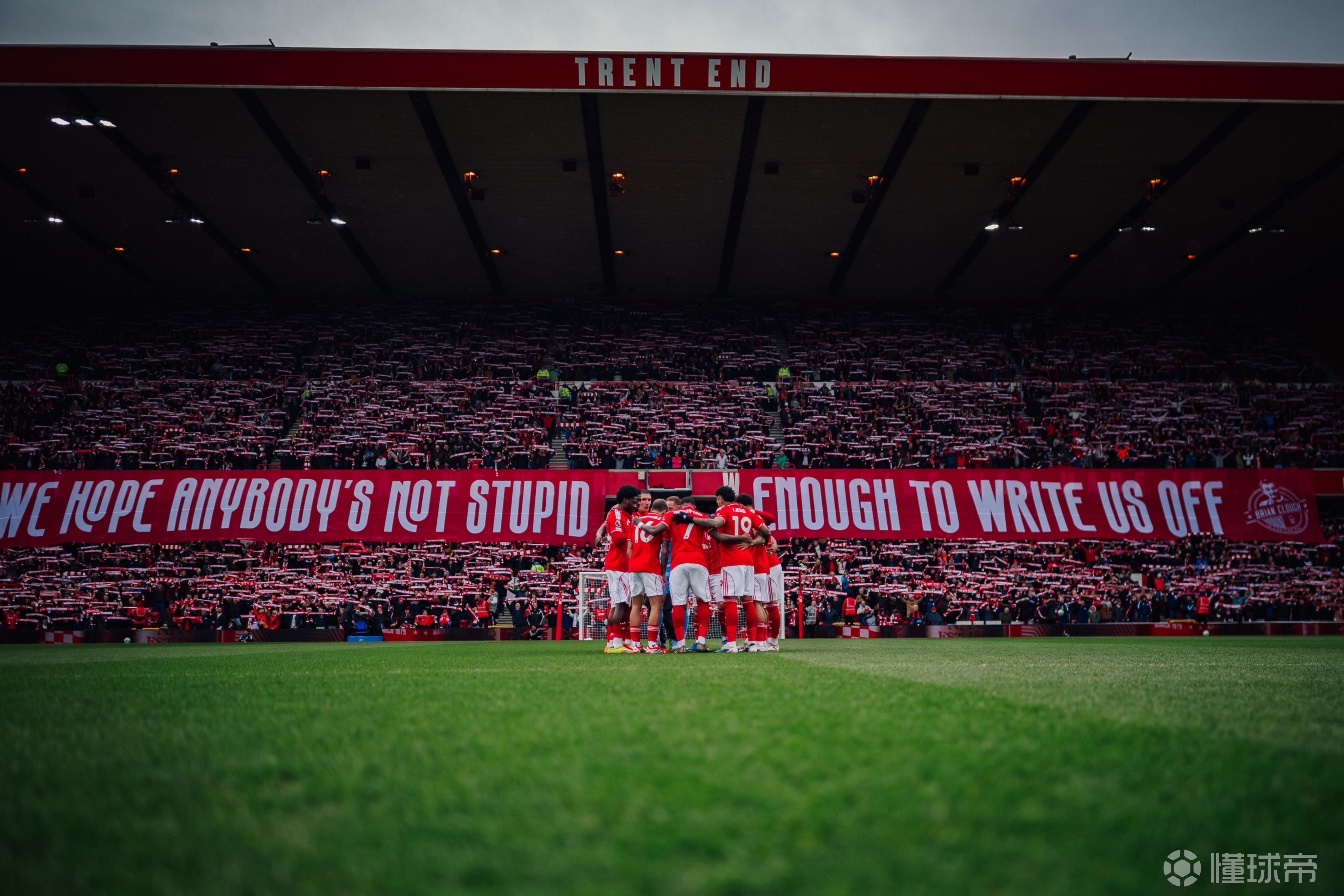 效率不足，森林各项赛事近5场主场比赛99脚射门只进了1球