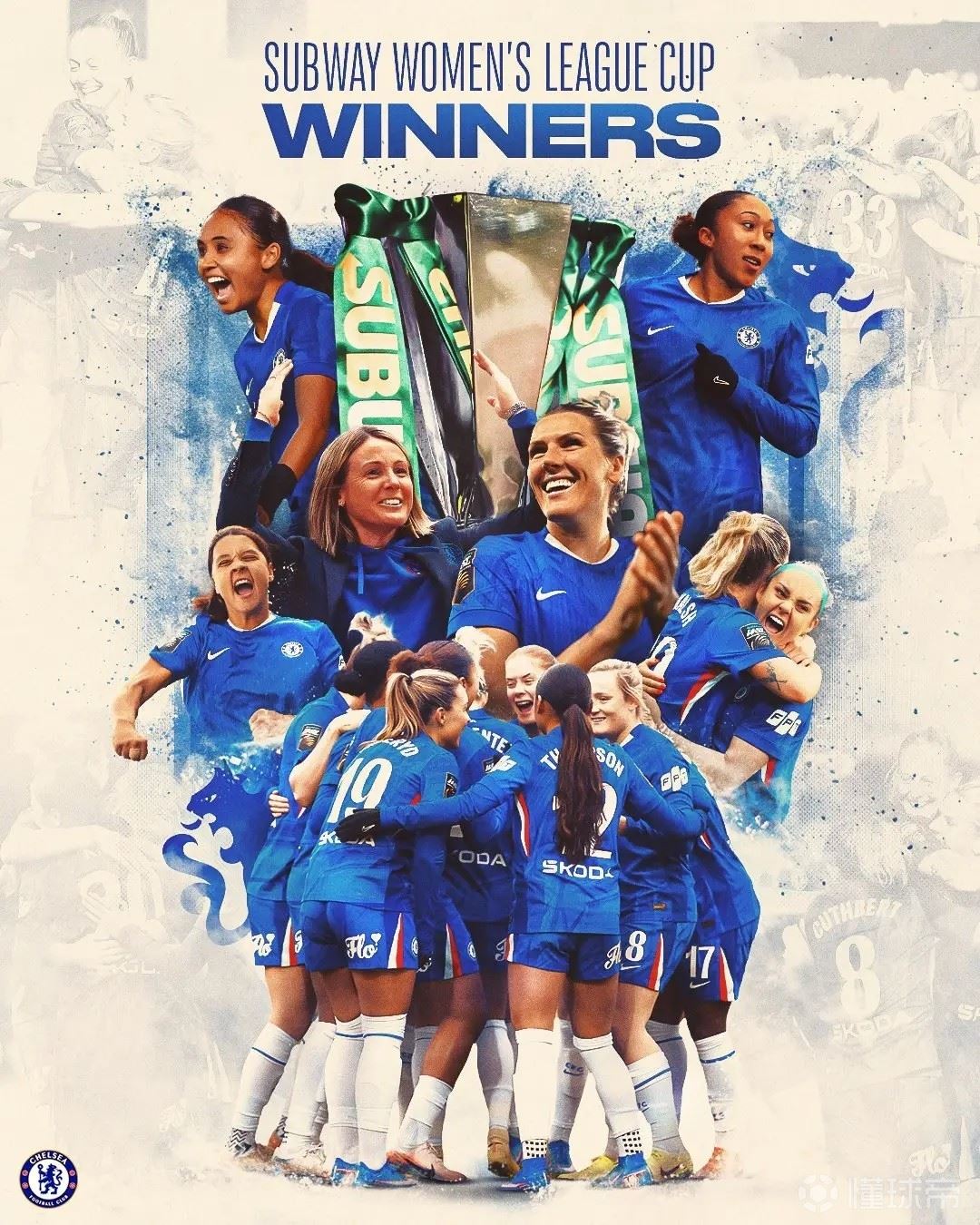 2-0战胜曼联女足，切尔西女足蝉联联赛杯冠军